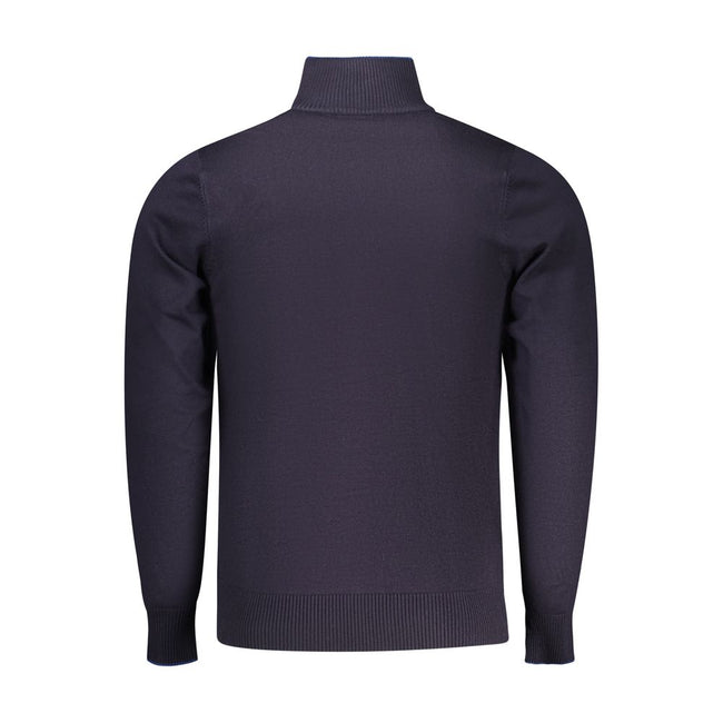 Coveri Moving Blauer Herrenpullover aus Viskose
