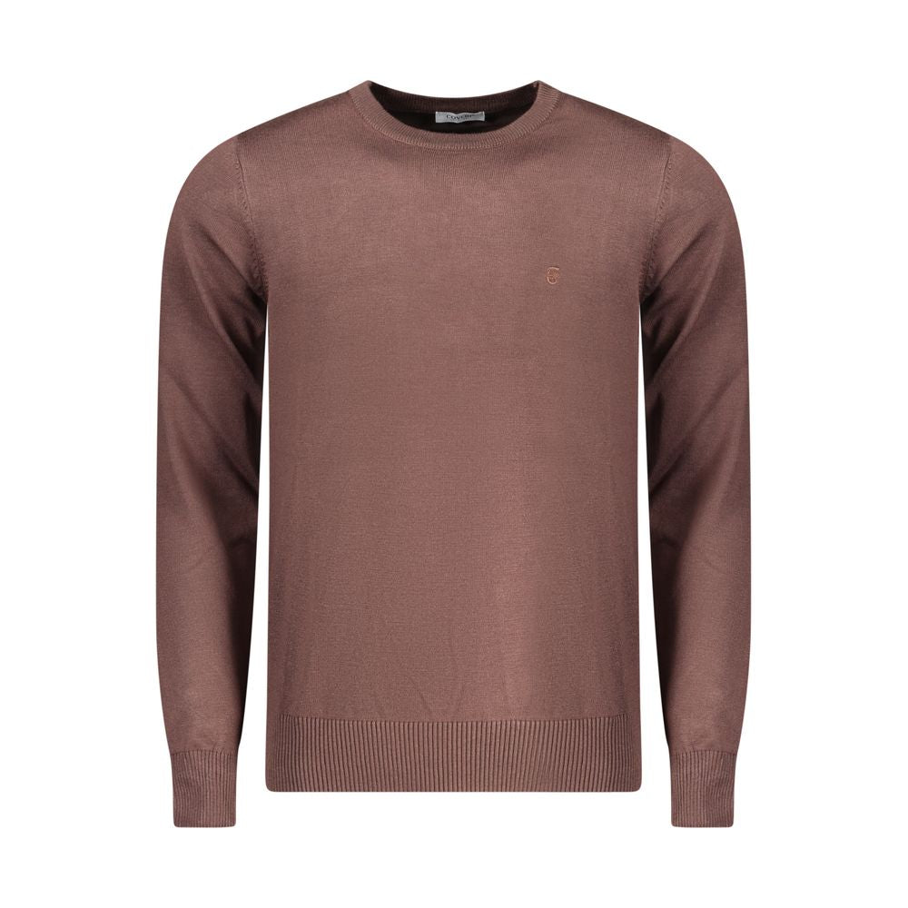 Coveri Moving Braunes Sweatshirt aus Nylon