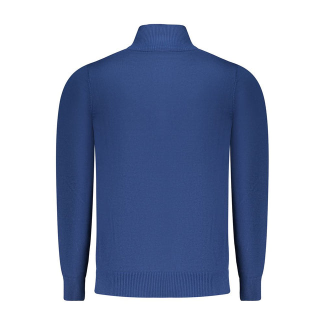 Coveri Moving Blauer Herrenpullover aus Viskose