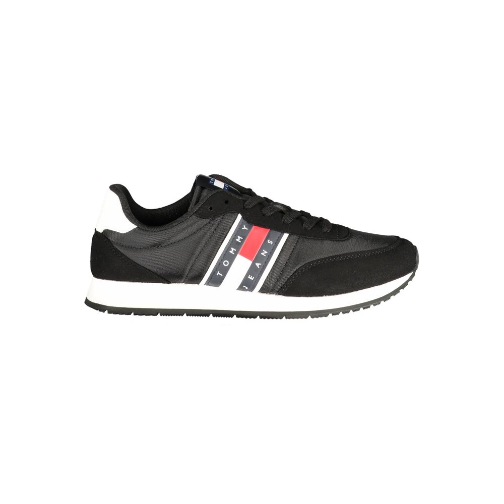 Tommy Hilfiger Schwarzer Sneaker aus Polyurethan für Herren