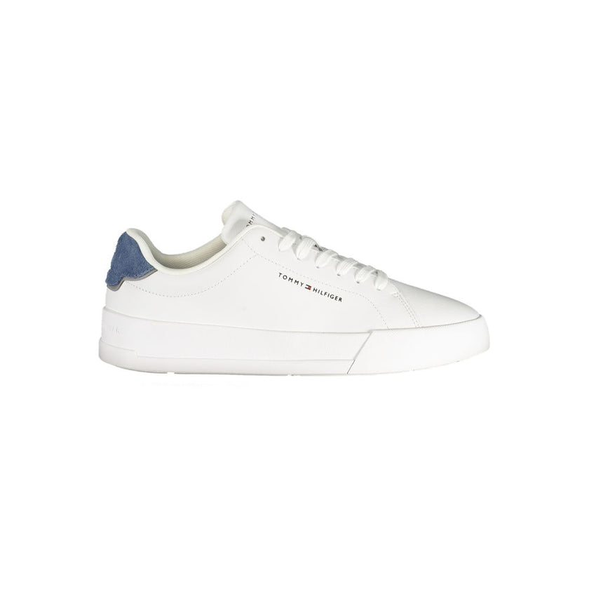 Tommy Hilfiger Herren-Sneaker aus weißem Polyurethan