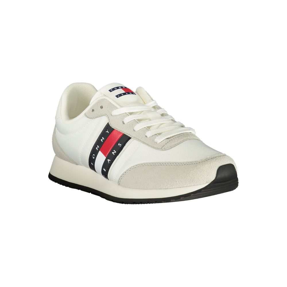 Tommy Hilfiger weißer Herren-Sneaker aus Polyurethan