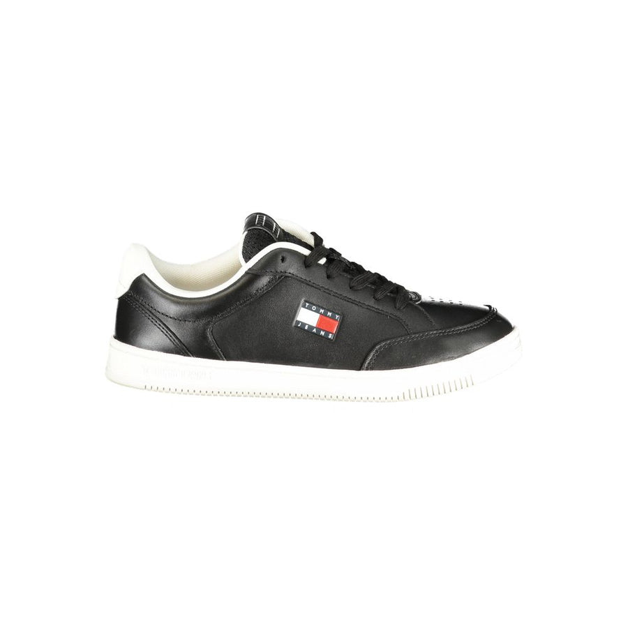 Tommy Hilfiger Men's Black Polyurethane Sneaker
