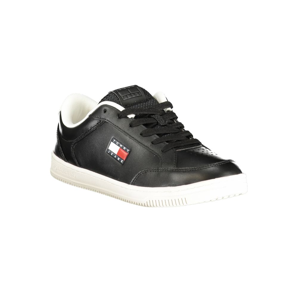 Tommy Hilfiger Men's Black Polyurethane Sneaker