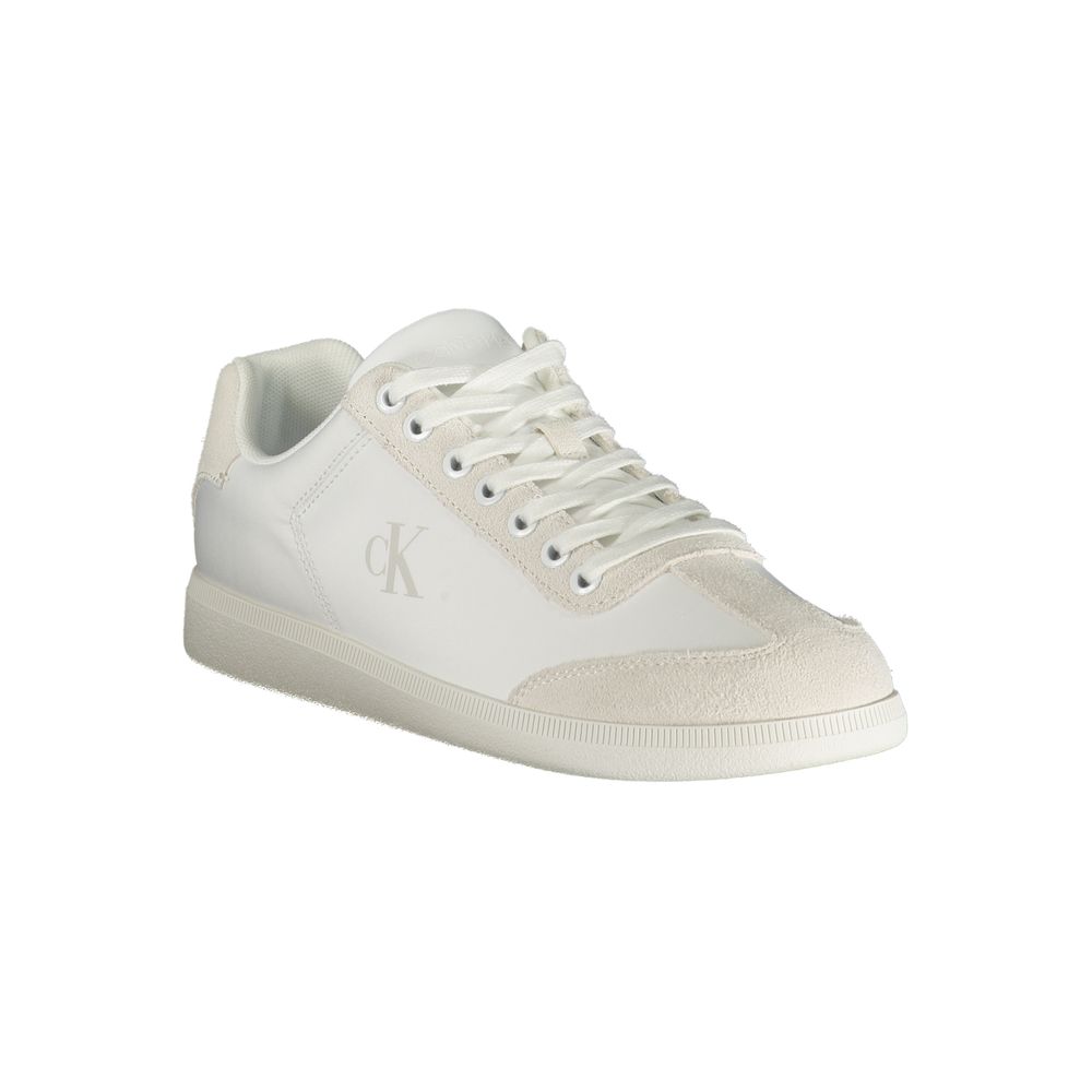 Calvin Klein White Men's Polyester Sneakers