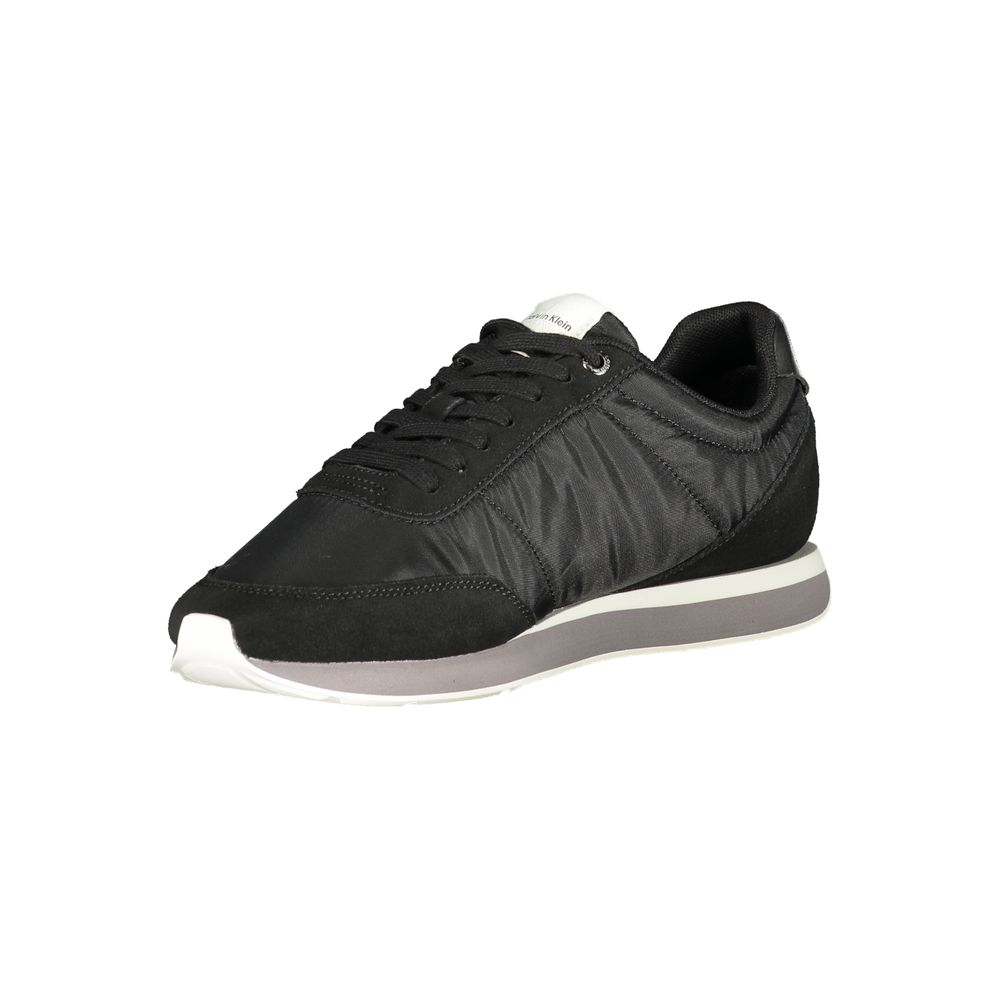 Calvin Klein Men's Black Polyester Sneaker