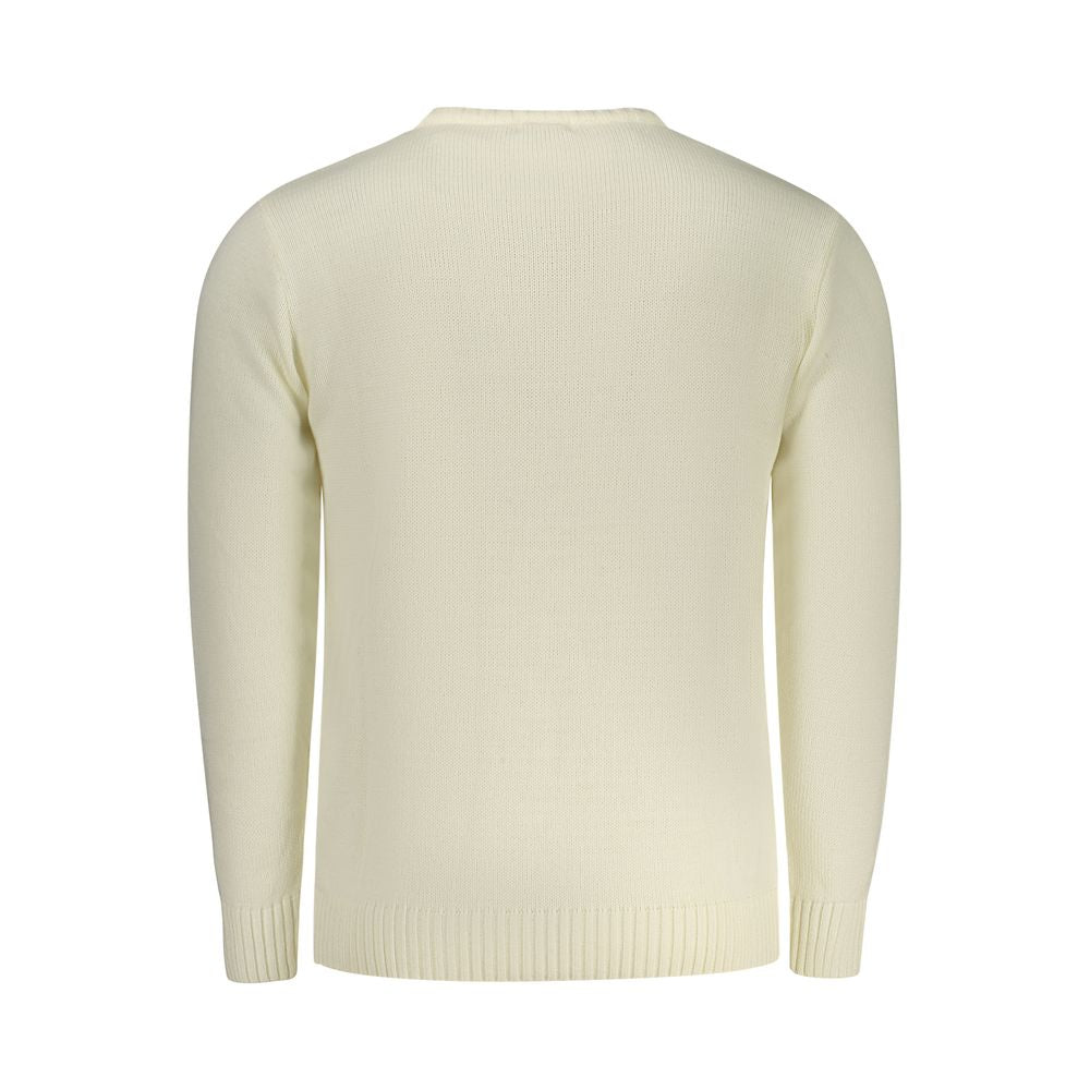 Rifle Weißer Herrenpullover aus Acryl