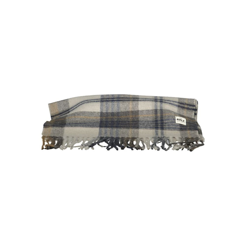 Rifle Grigio Polyester Herrenschal