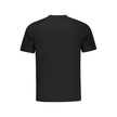 North Sails Schwarzes Baumwoll-T-Shirt für Herren