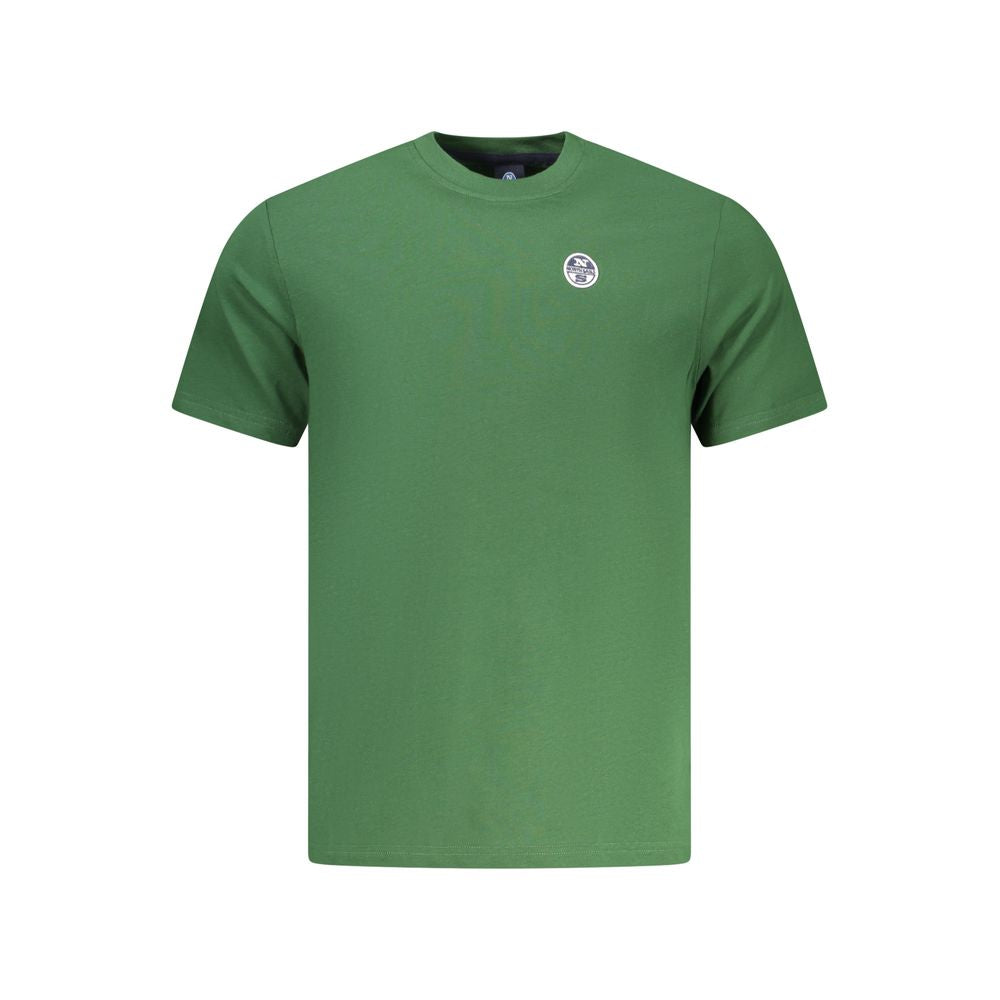 North Sails Verde Baumwoll-T-Shirt für Herren