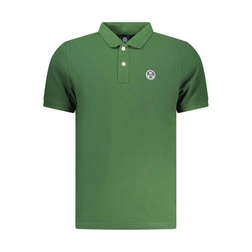 North Sails Verde Baumwoll-Poloshirt für Herren