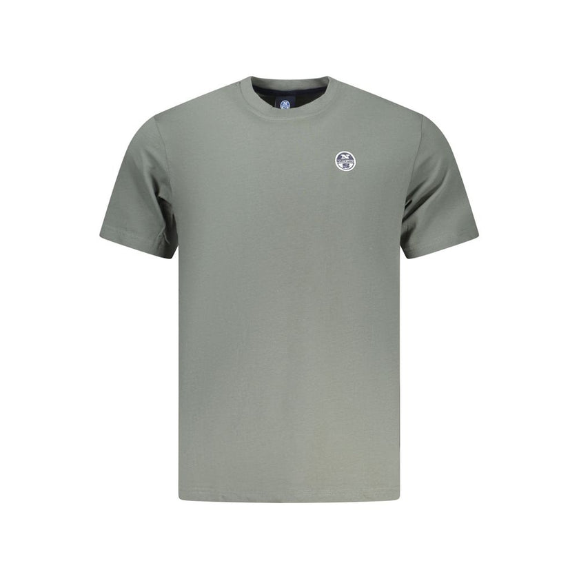 North Sails Verde Baumwoll-T-Shirt für Herren