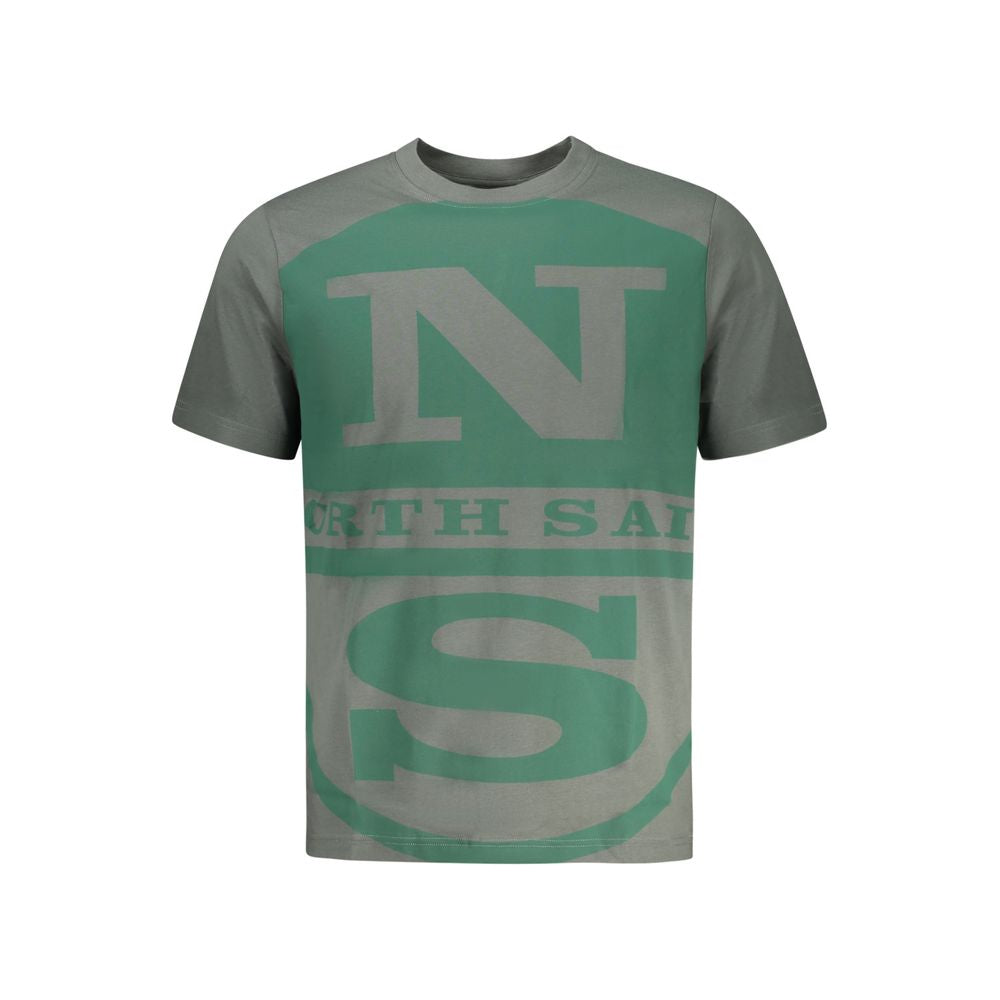 North Sails Verde Baumwoll-T-Shirt für Herren