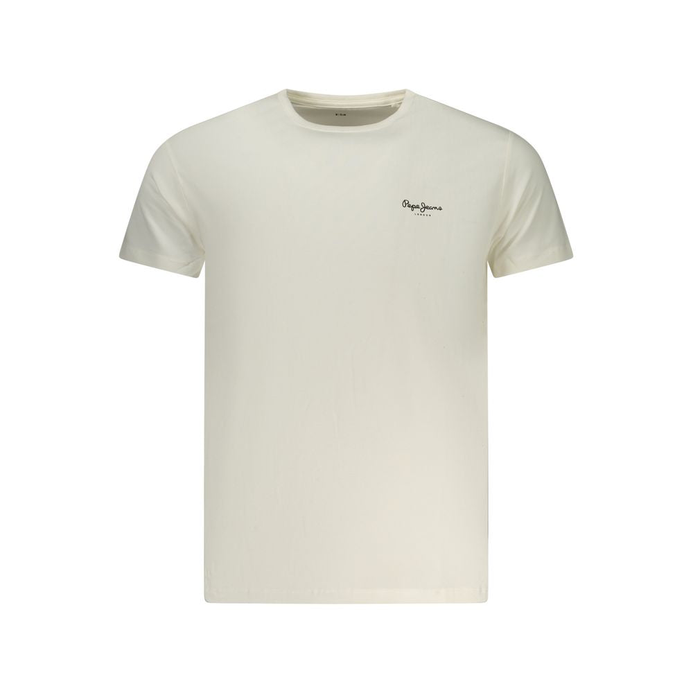 Pepe Jeans Bianco Baumwoll-T-Shirt für Herren