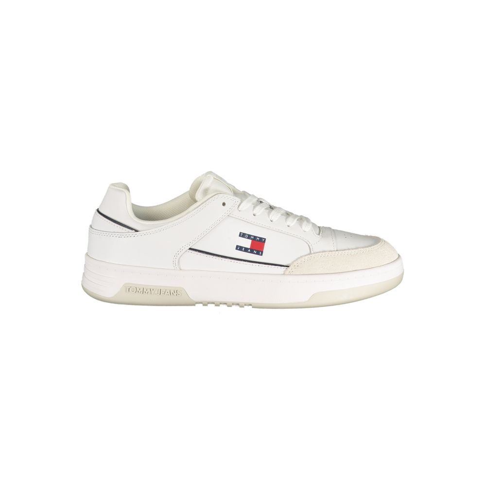 Tommy Hilfiger Men's White Polyurethane Sneaker