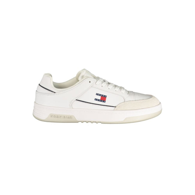 Tommy Hilfiger Weißer Herren-Sneaker aus Polyurethan