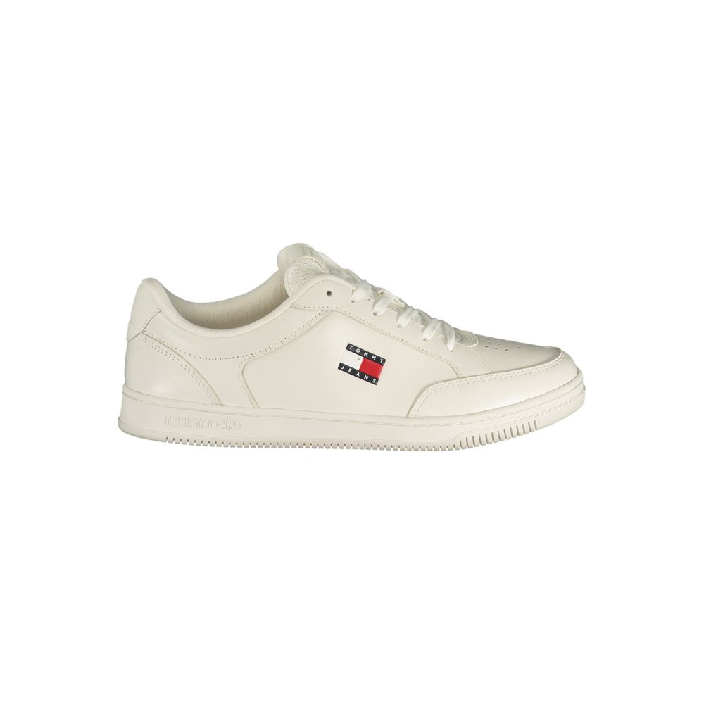 Tommy Hilfiger Men's White Polyurethane Sneaker
