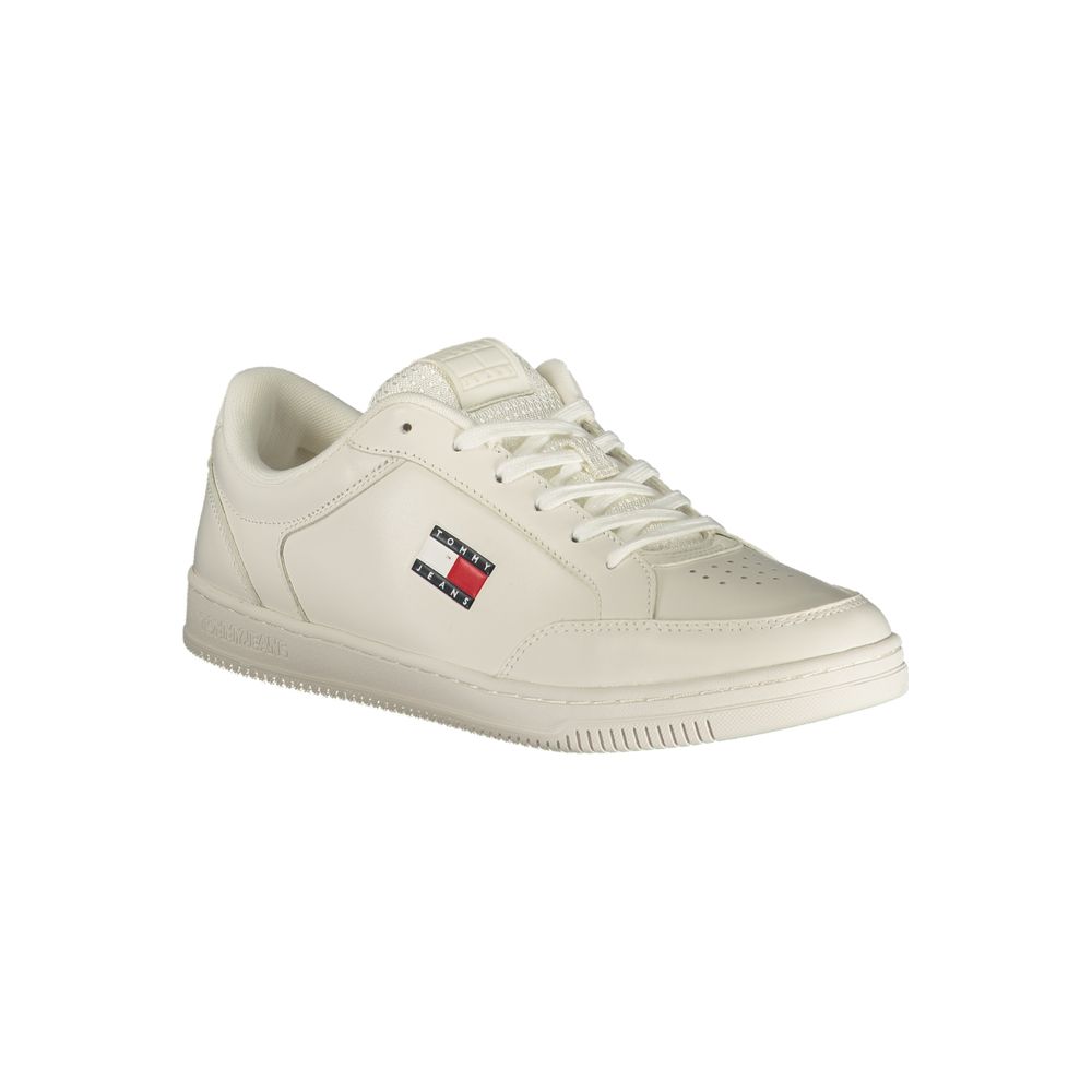 Tommy Hilfiger Men's White Polyurethane Sneaker