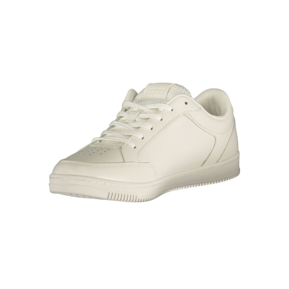 Tommy Hilfiger Men's White Polyurethane Sneaker
