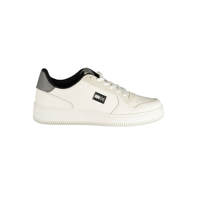 Tommy Hilfiger Weißer Herren-Sneaker aus Polyurethan