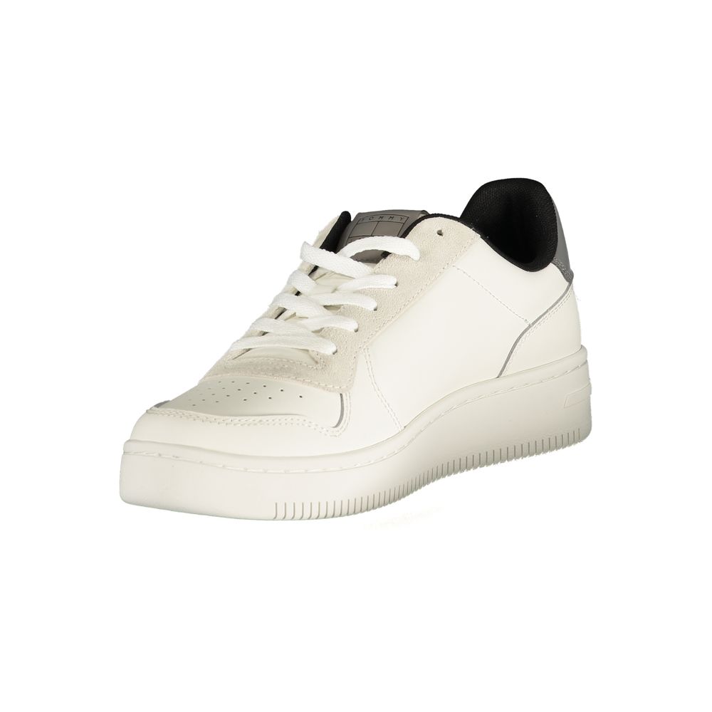 Tommy Hilfiger Men's White Polyurethane Sneaker