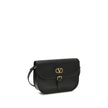 Valentino Garavani Schwarze Bos Taurus Kalbsleder Schultertasche