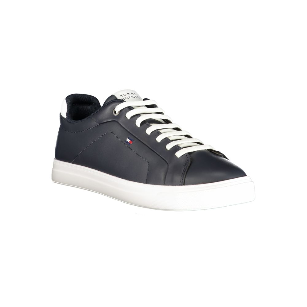 Tommy Hilfiger Men's Blue Polyurethane Sneakers