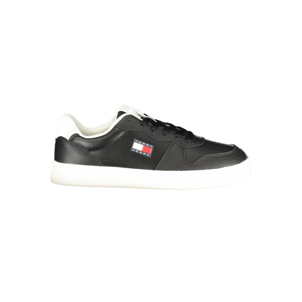 Tommy Hilfiger Black Polyester Sneakers