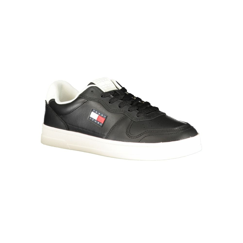 Tommy Hilfiger Black Polyester Sneakers