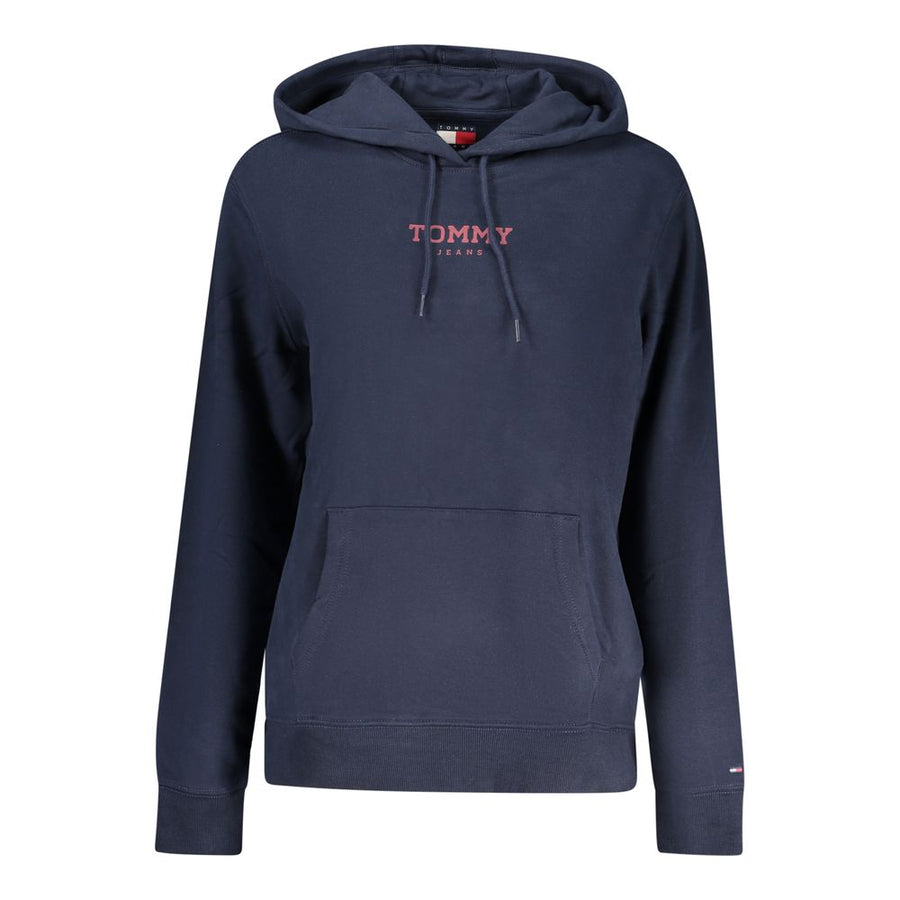 Tommy Hilfiger Women's Blue Cotton Hoodie