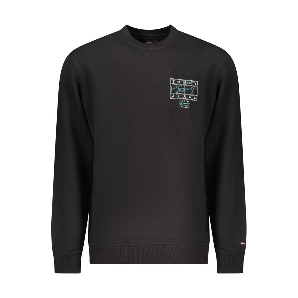 Tommy Hilfiger Black Cotton Men's Sweatshirt