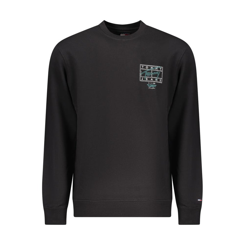 Tommy Hilfiger Schwarzer Baumwoll-Herren-Sweatshirt