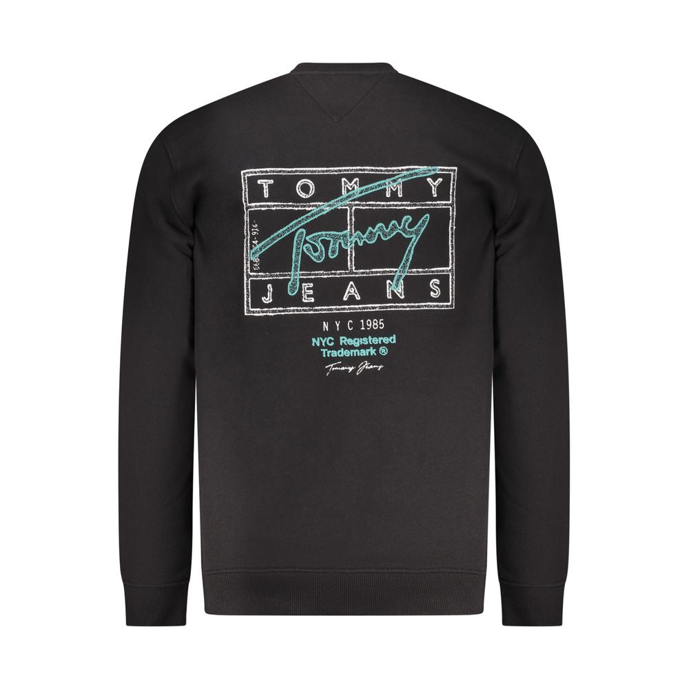 Tommy Hilfiger Black Cotton Men's Sweatshirt