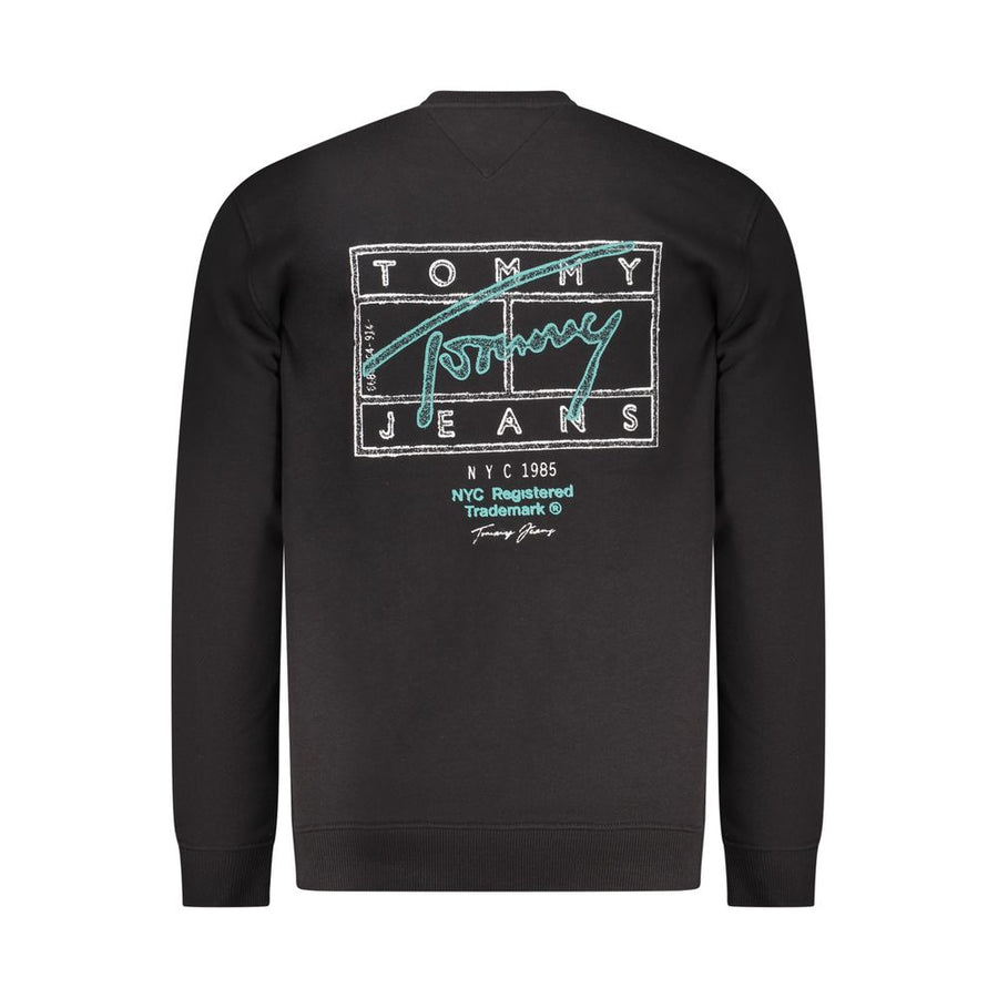 Tommy Hilfiger Black Cotton Men's Sweatshirt