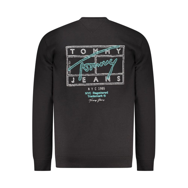 Tommy Hilfiger Schwarzer Baumwoll-Herren-Sweatshirt