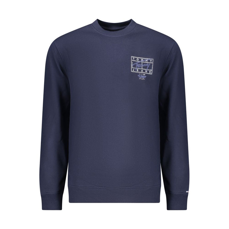 Tommy Hilfiger Men's Blue Cotton Sweatshirt