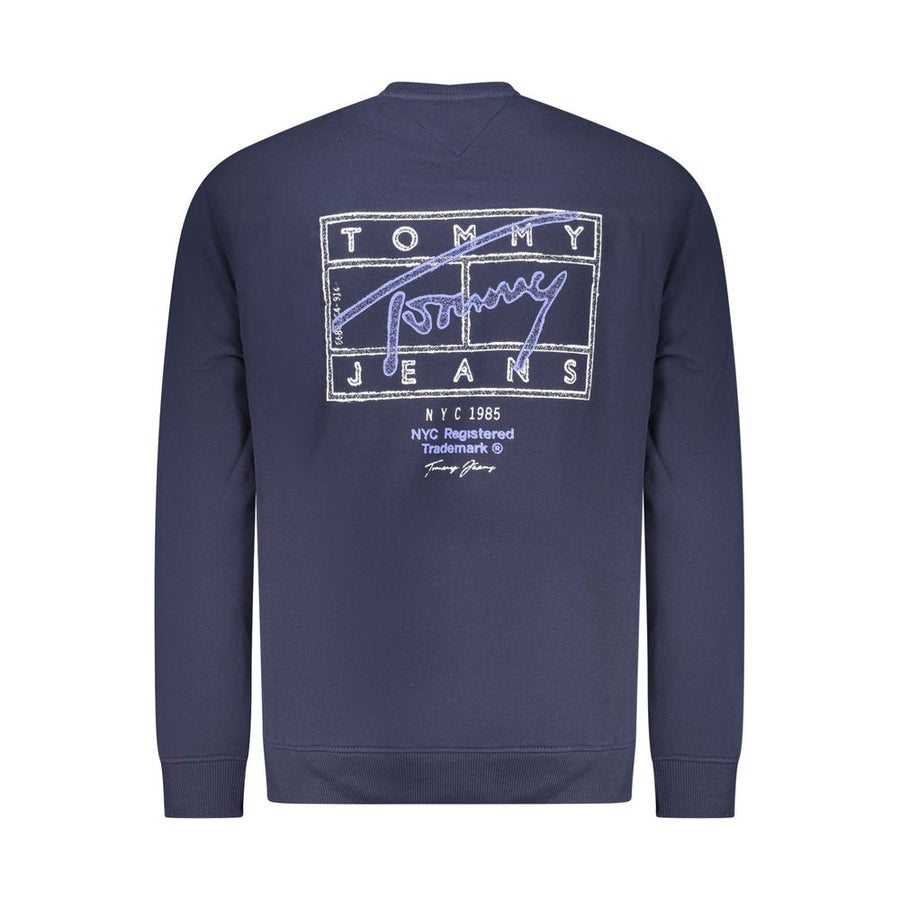 Tommy Hilfiger Men's Blue Cotton Sweatshirt