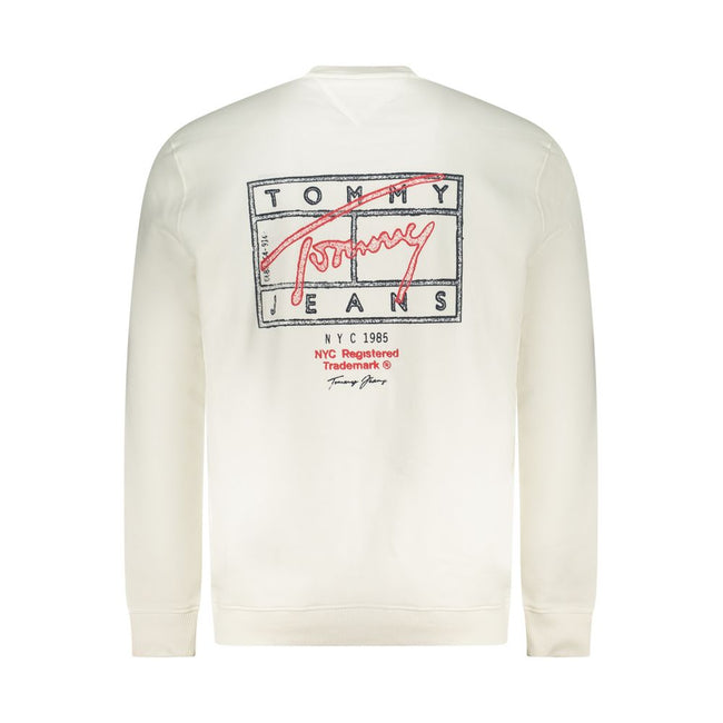 Tommy Hilfiger Weißes Herren-Sweatshirt aus Baumwolle