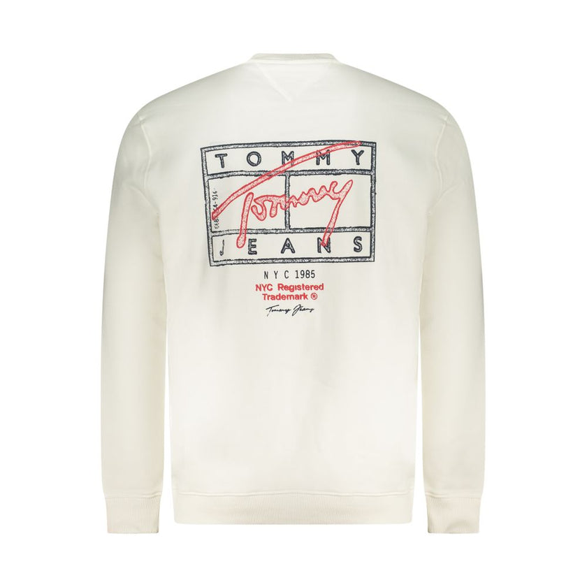 Tommy Hilfiger Weißes Herren-Sweatshirt aus Baumwolle