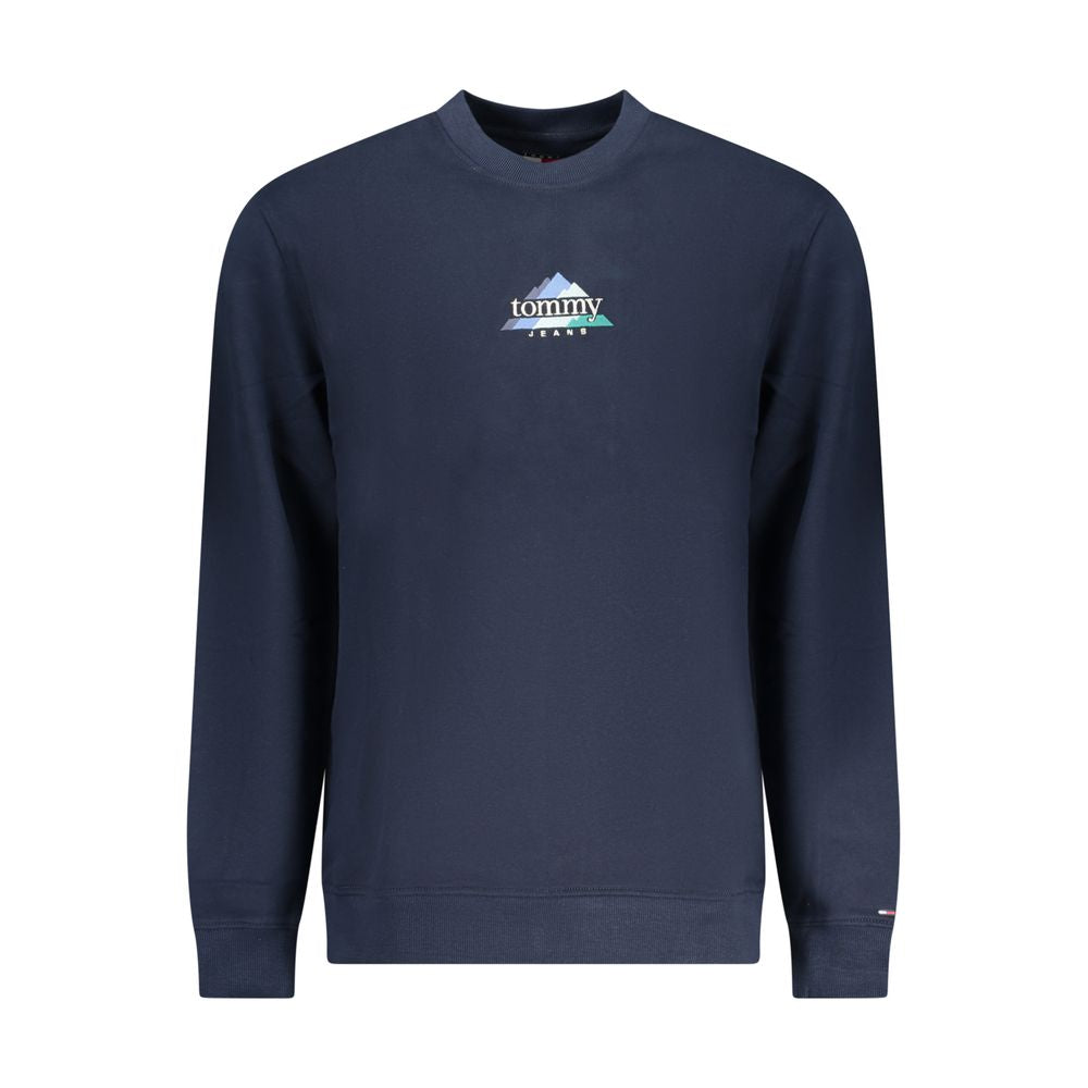 Tommy Hilfiger Men's Blue Cotton Sweatshirt