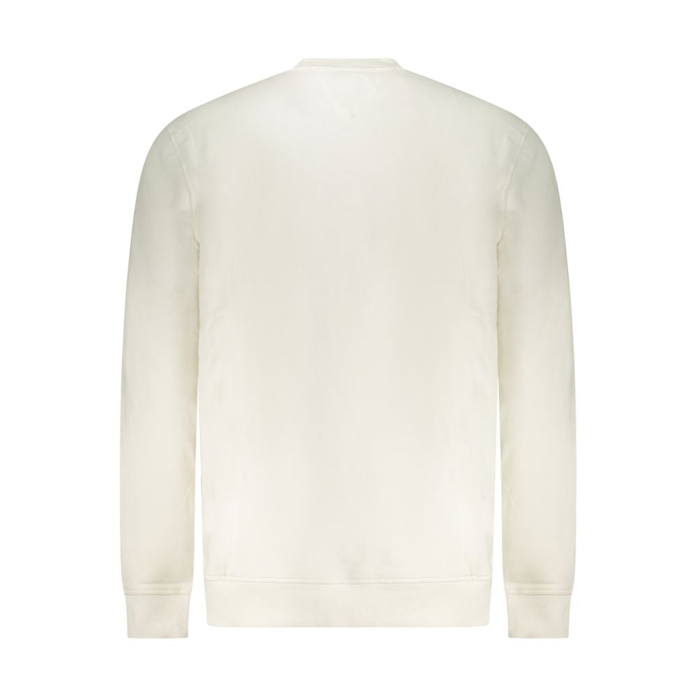 Tommy Hilfiger Men's White Cotton Sweatshirt
