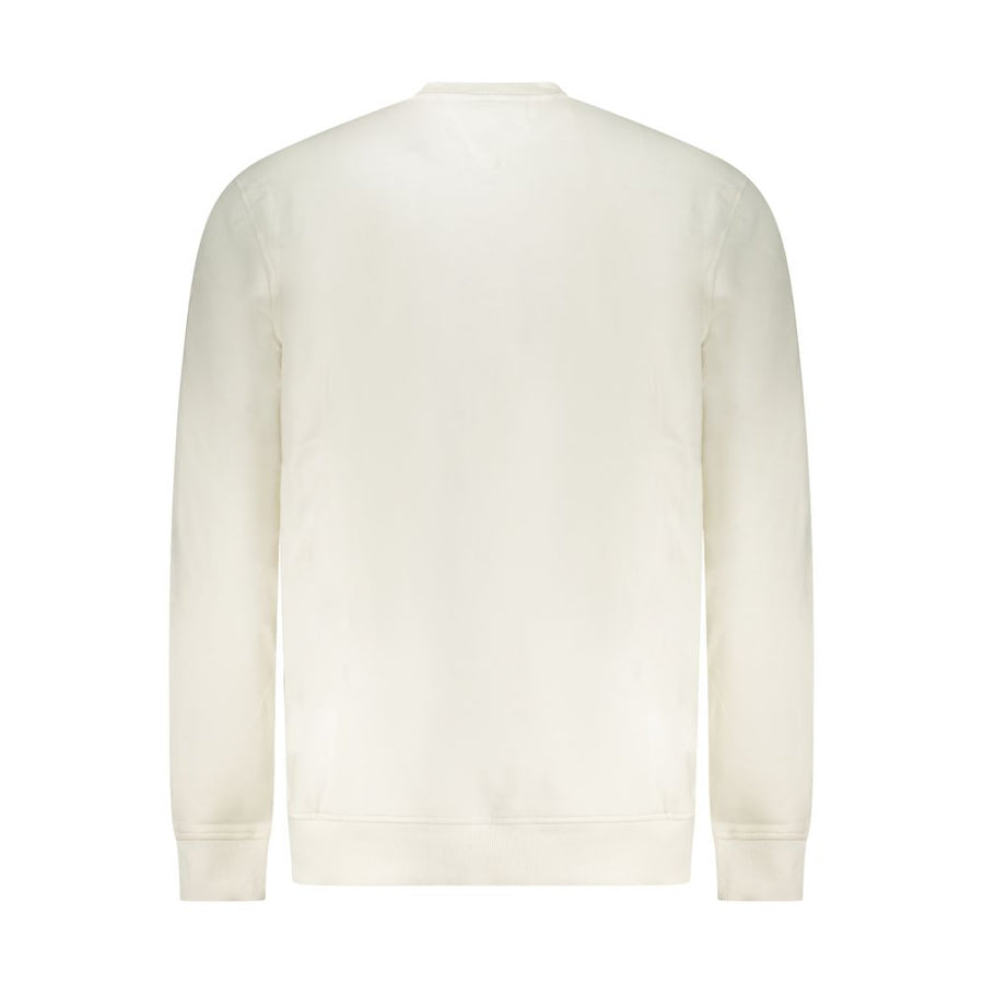 Tommy Hilfiger Men's White Cotton Sweatshirt