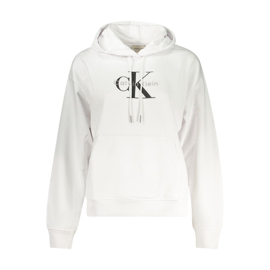Calvin Klein White Cotton Sweatshirt for Women