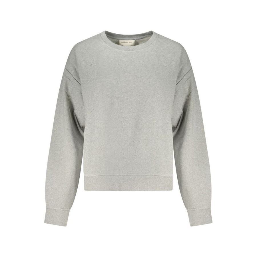 Calvin Klein Grey Cotton Sweatshirt for Women