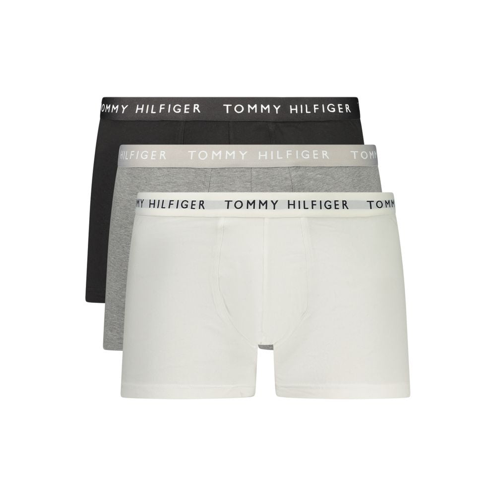 Tommy Hilfiger Graue Herren-Boxershorts aus Baumwolle