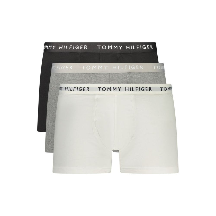 Tommy Hilfiger Graue Herren-Boxershorts aus Baumwolle
