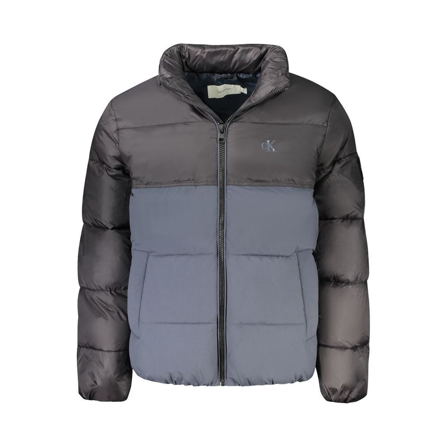 Calvin Klein Men's Blue Polyester Jacket