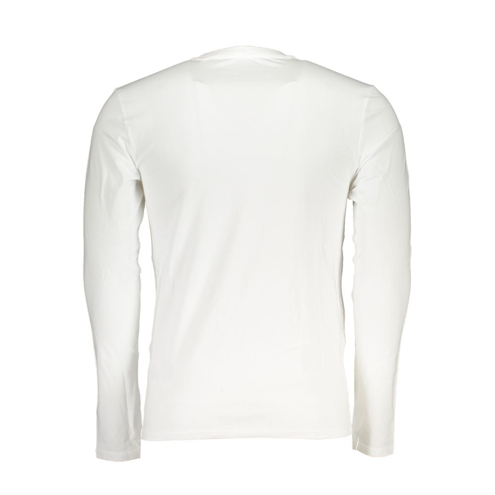 Guess Jeans Weißes Herren-T-Shirt aus Baumwolle