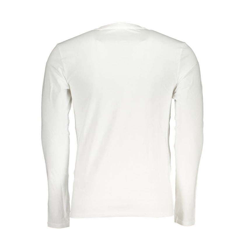 Guess Jeans Weißes Herren-T-Shirt aus Baumwolle