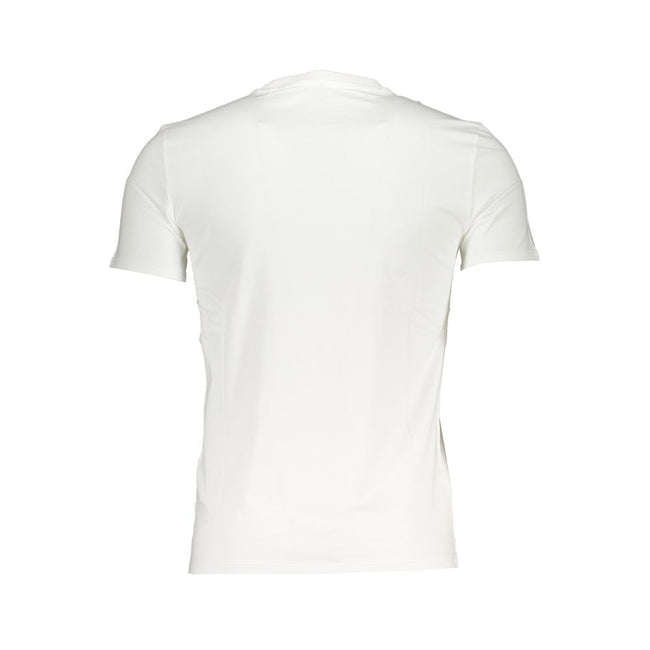 Guess Jeans Weißes Bio-Baumwoll-T-Shirt für Herren